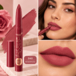 روج trend it up Hero Stay Matte 040 Rosewood أحمر شفاه وردي خشبي مطفي 1.4 غرام